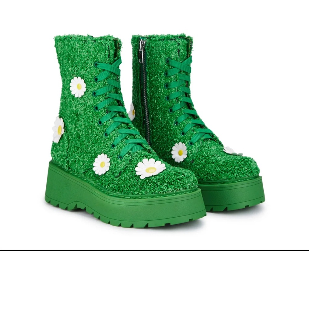 Delia’s Dolls Kill Always greener combat boots